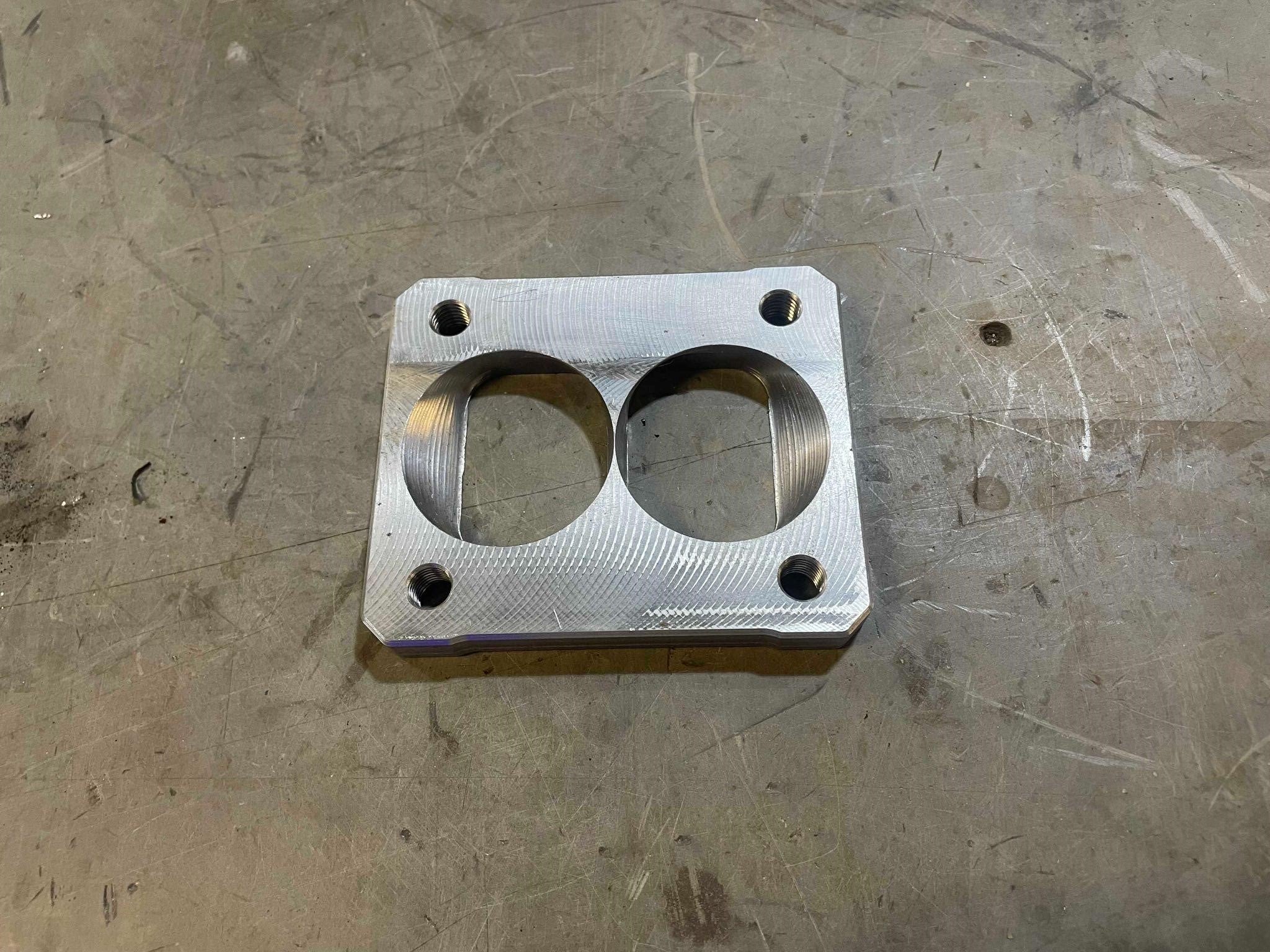T4 Turbo Transition Flange - 2.25 Inch, Made In USA, For Turbocharger Piping & Exhaust